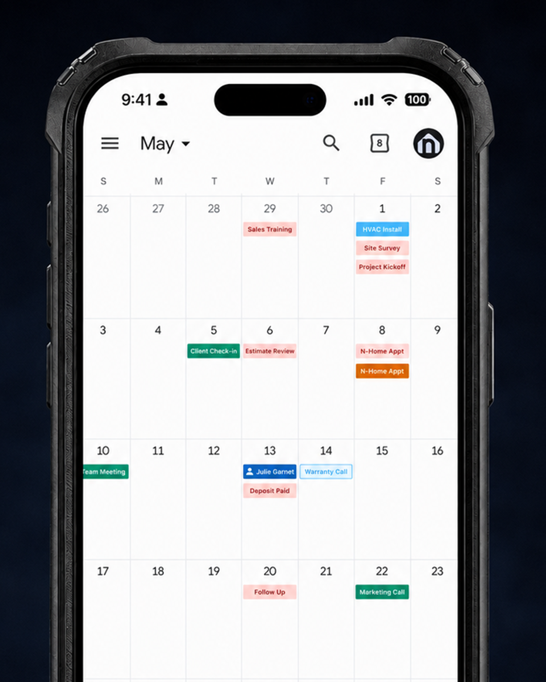 Book the job on your schedule